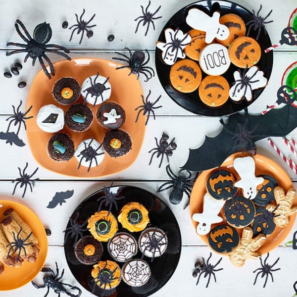 200 st Spindelringar Halloween-ringar för barnfestfavoriter 1,96''