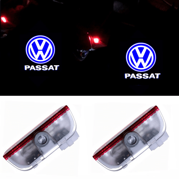 2x Led Yhteensopiva Volkswagen Door Light Logo Projektorien kanssa Lig