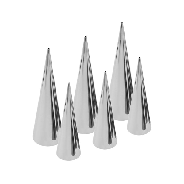 12,1*3,3cm - Dansk rustfritt stål konisk bakeriform Puffed C