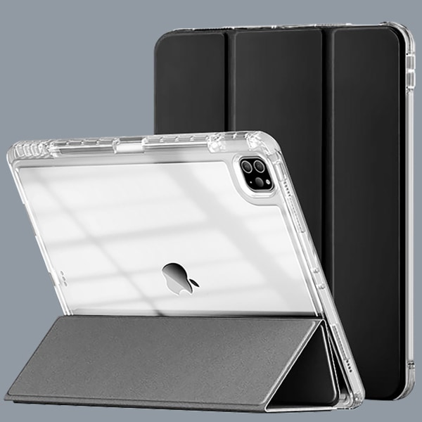 (Svart/Klar) Specialdesignat case för iPad2021/10.