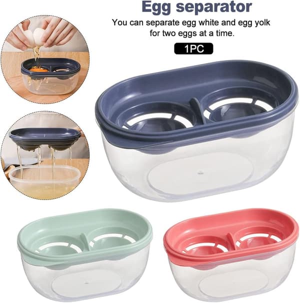 Polypropylen eggeskiller med håndtak, eggeplommeskiller, dou