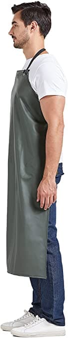 Tynn arbeidsforkle PVC Lett Vanntett Unisex Slaktehus