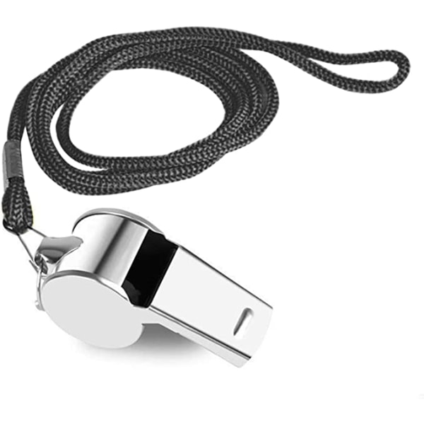 Whistles (Silver), Metal Whistle, Loud and Crisp Whistle, Metal W