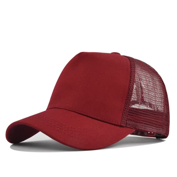Caps Baseballcaps Ensfarget Meshcaps Pustende wine