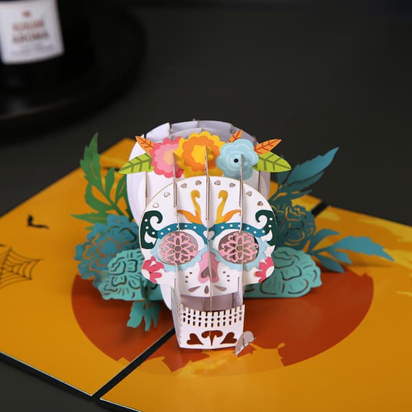 3D-julkort, popup-julkort, vikta tredimensionella