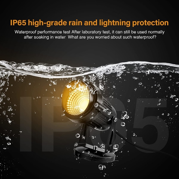 Landskapslampa - 5W 110V utomhusspotlight - vattentät IP65