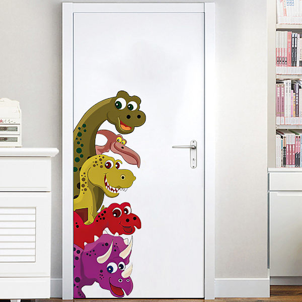 Søte dinosaur veggklistremerker for stue soverom barn