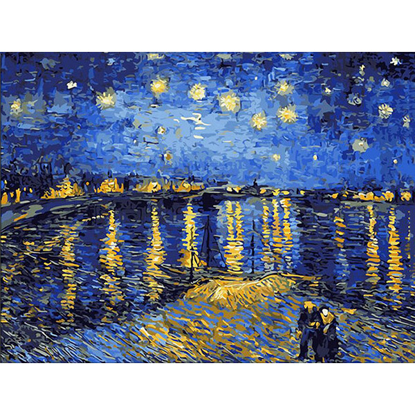 30x40cm 5D DIY timanttimaalaus täydellinen, C# Série de Peintures Célèbre