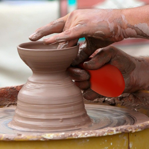 6 stykker Pottery Clay Rib Myk gummi Pottery Ribs Keramisk Potter