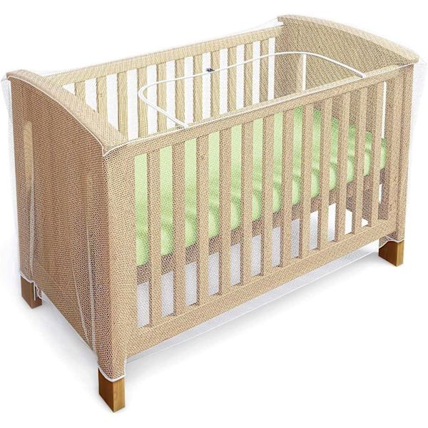 Myggnetting Baby Seng, Vugge og Reiseseng med Glidelås og Rask