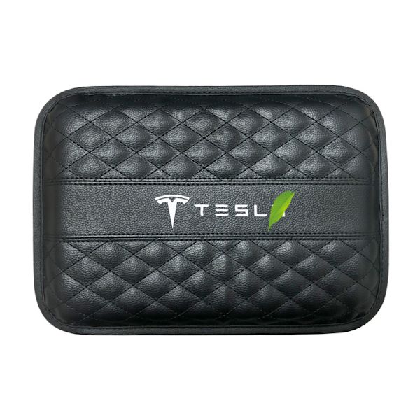 Tesla Model 3 X S Musta Auton Kyynärnojatyynyn Päällys Auto Keskiosa