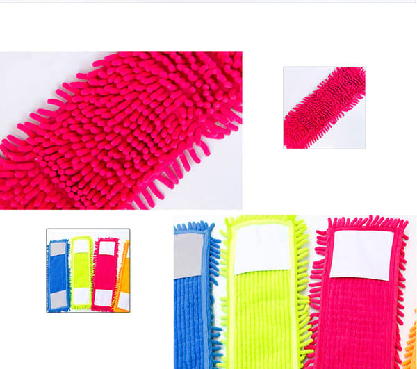 Tilbagekaldelig Mikrofiber Gulvvaskemoppe (x3 Udskiftningsmopper)