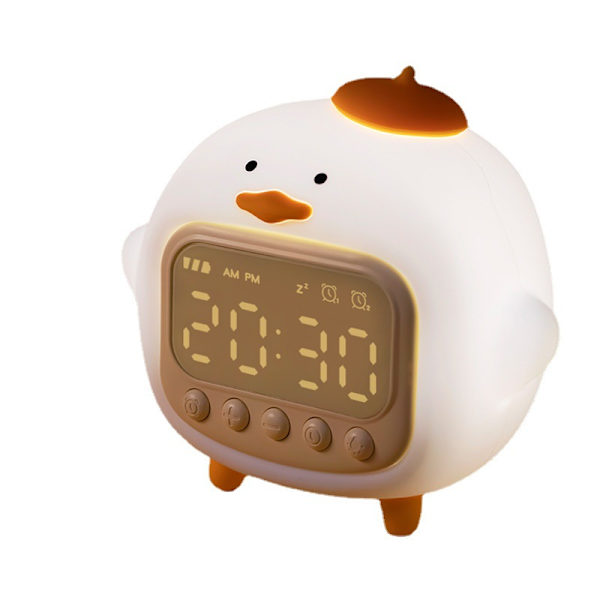 Hug Duck väckarklocka barn snooze alarm tidshållande klocka