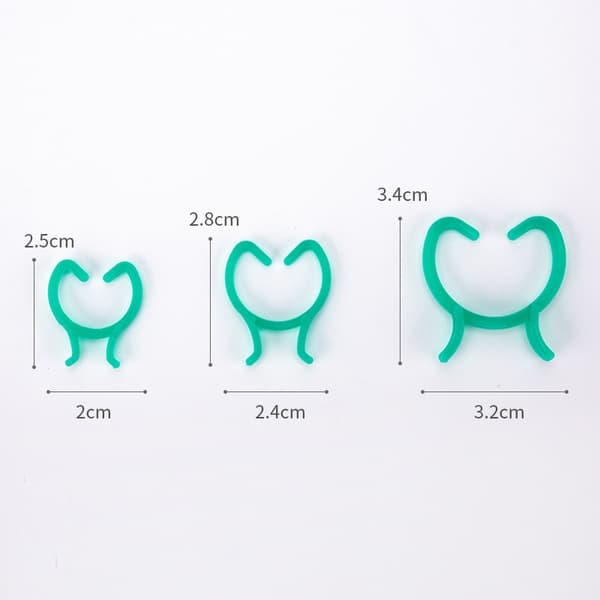 100 stk. planteclips, plastikclips til planter, C