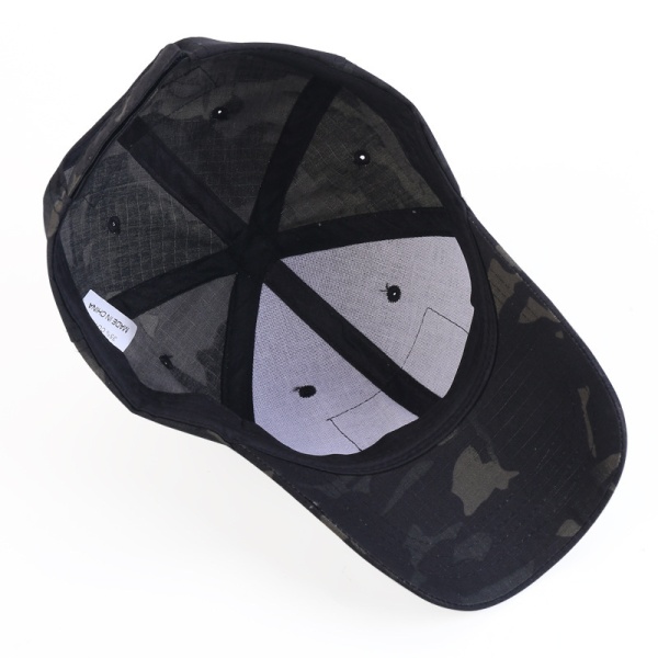 1 stk (sort, hat omkreds 55-61 cm) Velcro sportshue, m