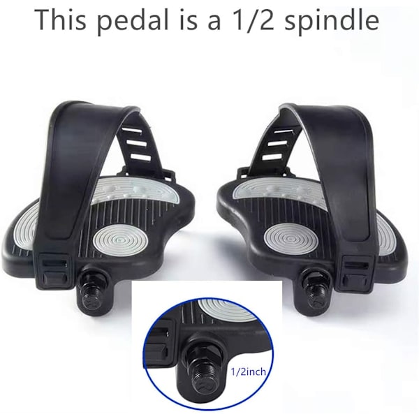 Harjoituspyörän polkimet hihnoilla Spin Bikeen ja sisätilojen Statioon
