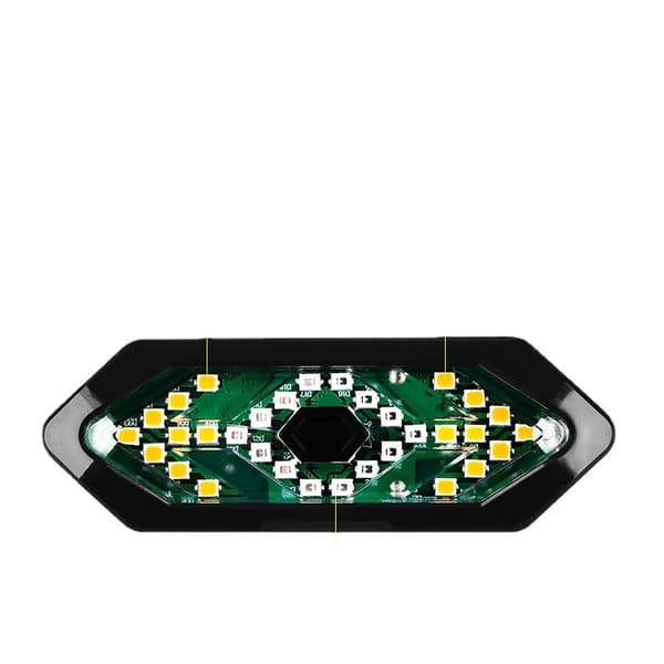 Fjärrkontroll blinkers bakljus USB laddning mountain wate