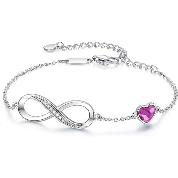 Violte SECRET Women's 925 Sterling Silver Infinity Bracelet, Wom