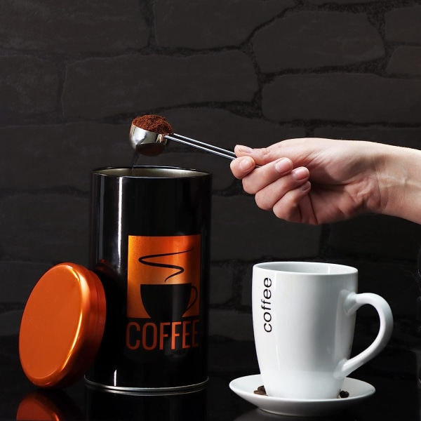 Rustfrie stålskaffeer - Måleskjeer for te, kaffe