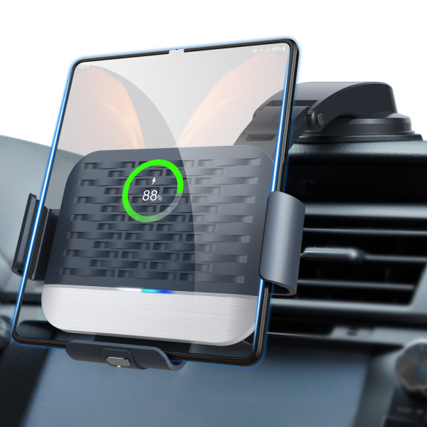 S10kc Samsung foldeskærm sammenfoldelig bil trådløs oplader telefon hol