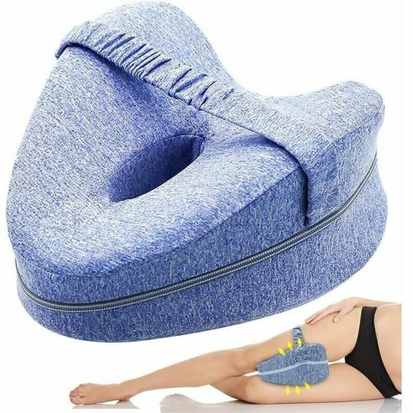 Hjärtformad benkudde i memory foam