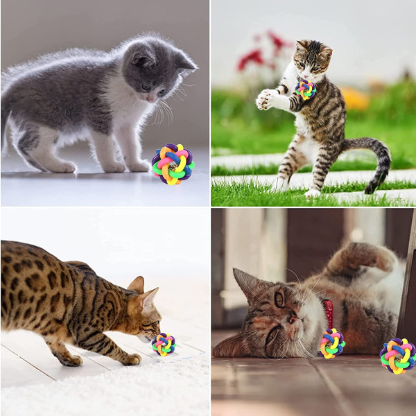 1 stk katteball, interaktiv katteball, katteball, katteleke, inn