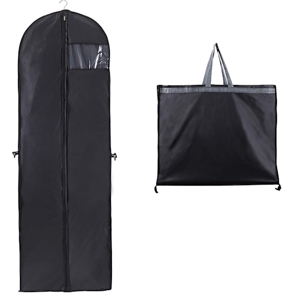 Hääpuvun suojus 60x180cm Pitkä näkyvä ikkuna Morsiusneito Dres