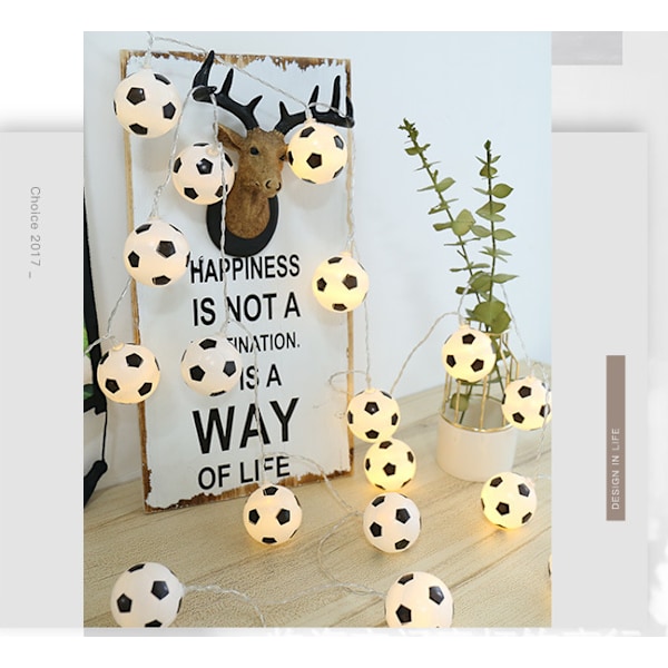 Ny kreativ fodbold LED-lyssnor bar VM-tema fodbold