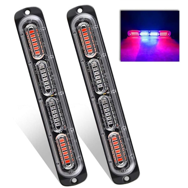 24LED Bil Lastbil Nød Advarsel Fare Blink Strobe Lys