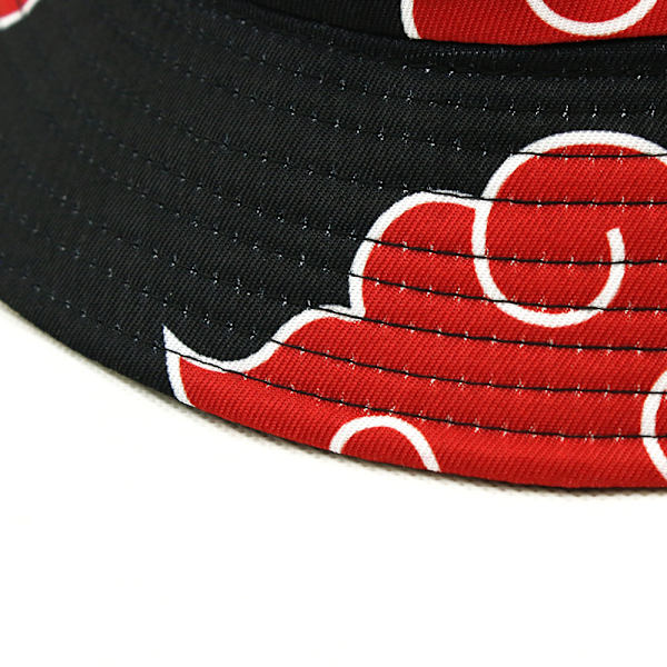 Anime Naruto Akatsuki Rød Sky Bucket Hat Unisex Mænd Kvinder