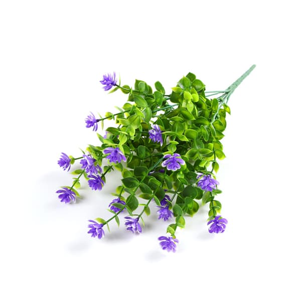 2 stk kunstig eukalyptusbukett planter grønt, U