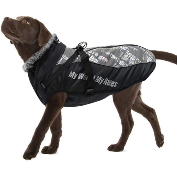 Koiran talvitakki vedenpitävä takki lämmin heijastava pehmeä pehmopentu  7bed | Fyndiq