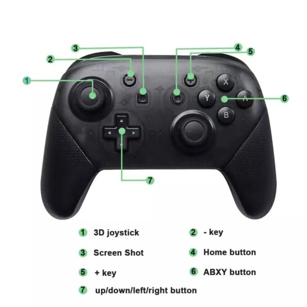 For Nintendo Switch Console Nytt Wireless Pro Controller-spill