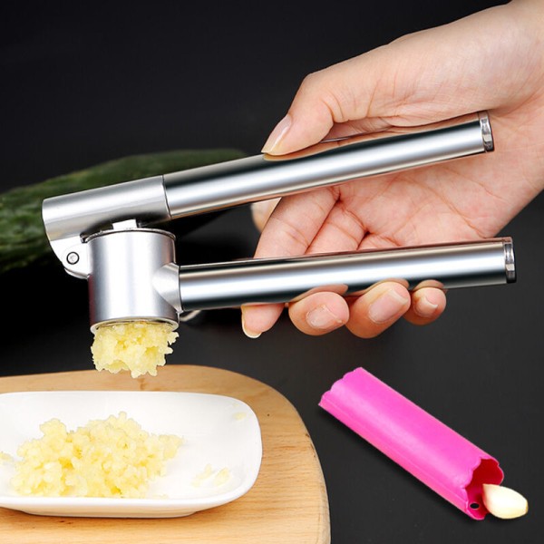 Garlic Press Stainless Steel Garlic Crusher/Ginge Crusher with R