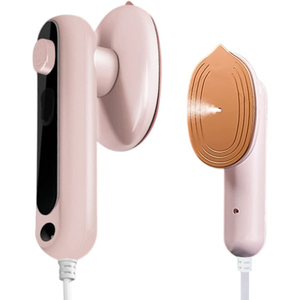 1 stk. Pink Professionel Mikro Dampstrygejern, Bærbar Dampstrygejern, T