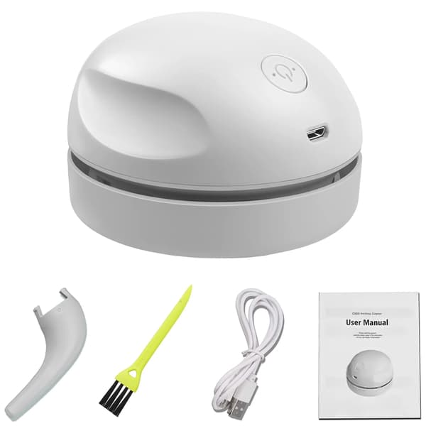 USB-pöytäimuri (harmaa), Mini-pöytäimuri pölylle
