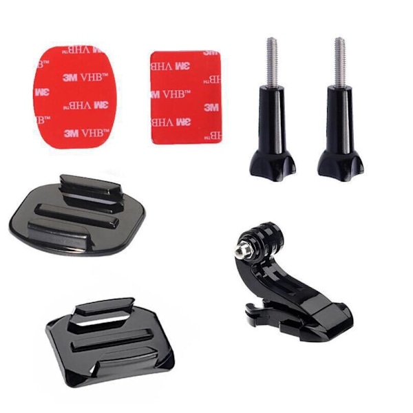 GoPro-tillbehör 3 set cykelsport kamerafäste kit: hög q
