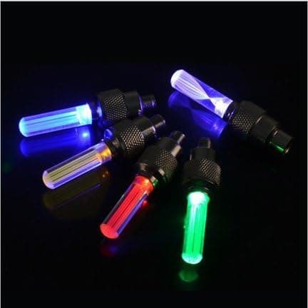 20-pack LED-blinkande däckventilkåpslampor för bilcykel