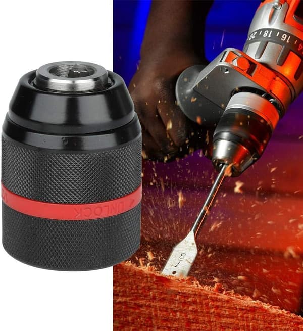 Drill Chuck 2~13mm Nøkkelløs Elektrisk Drill Hånd Drill Chuck 1/2-2