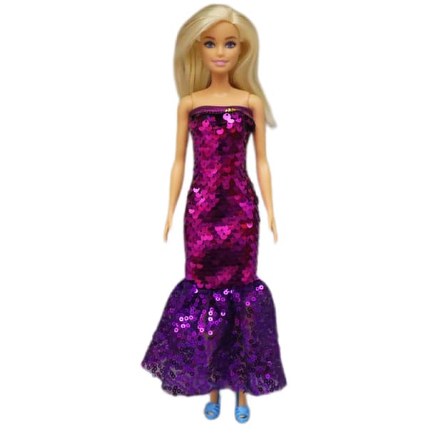 4 stk. Barbie dukke tøj til 30 cm dukker (D)