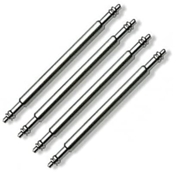 Fjærstenger i rustfritt stål for klokkestropp 22 mm pinner lugs lenker [4