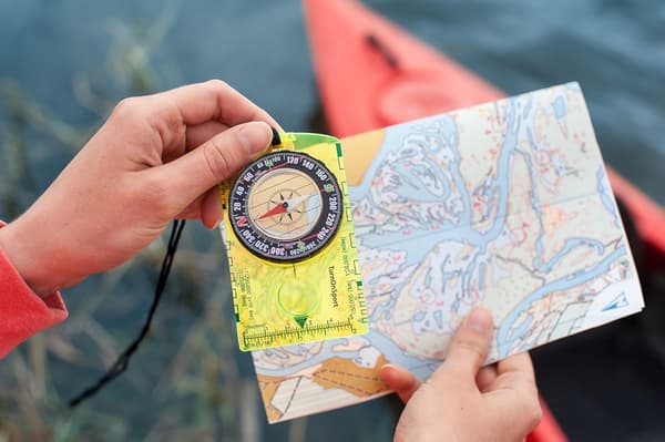 Multifunksjonell Kompass Nordkompass Akrylkompass Kartlinjal