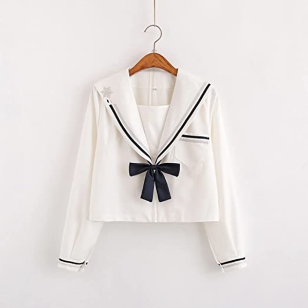 Student Plisseret Nederdel Sæt, Japansk Bad Girl Jk Uniform Suit Soft