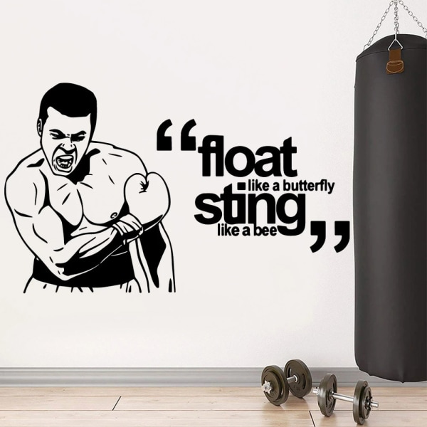 Float Like a Butterfly - Vinyyliteippa Tarra 26.3*16.5\" - Huoneen Koristelu