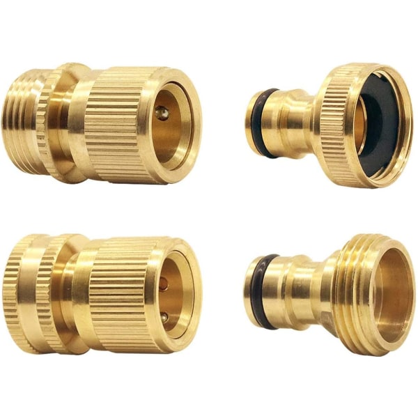 Garden Hose Quick Connector Brass Quick Hose End Connector Garde