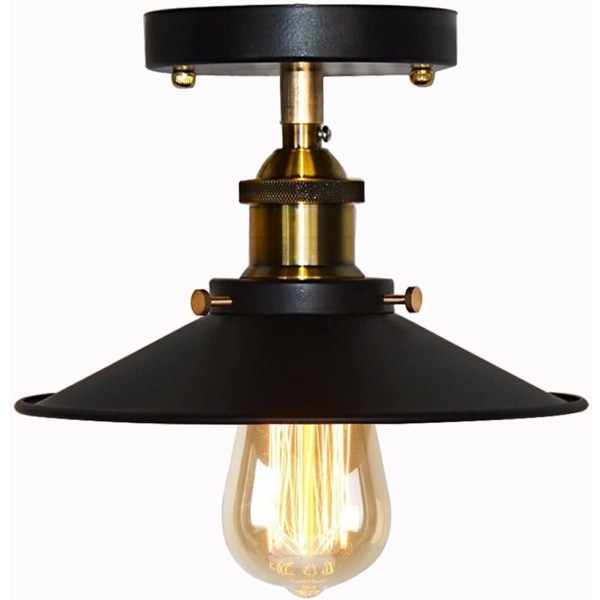 Paraply Taklampe Semi Flush Mount Lysarmatur Retro I