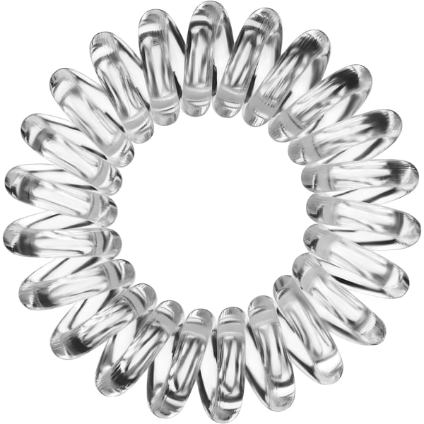 Original gennemsigtig hårelastik Crystal Clear x3 I Spiral elas