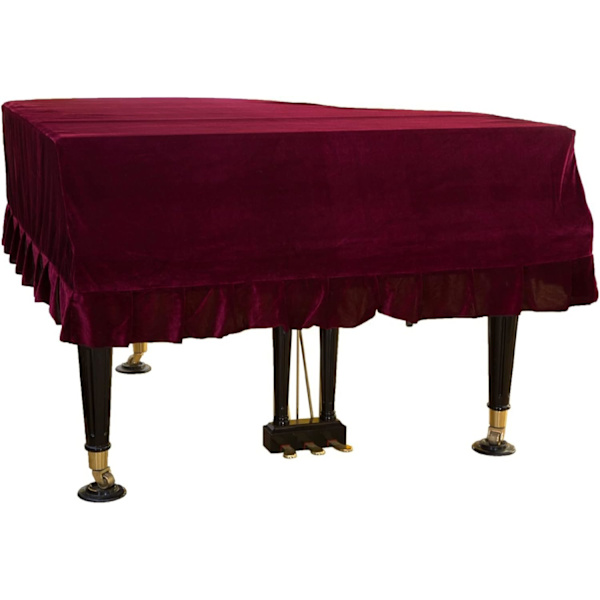 Fløjls Grand Piano Cover Piano Cover Triangle Decorated Piano Cov