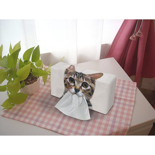 Orange gul katt - Söt katt valp mönster papper påse tecknad A