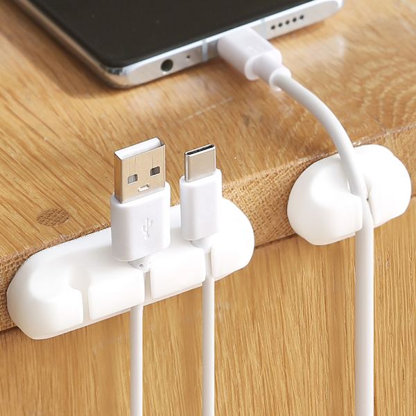 5 pakker (sorte) Kabelklips Kabelholder Kabelstyring Multi-